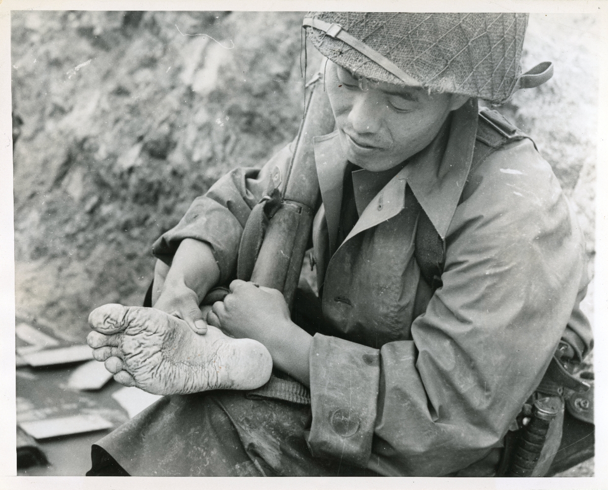 2021년 고한빈 디지털 기증 사진(1953년 7월 수도고지의 한국군 병사)