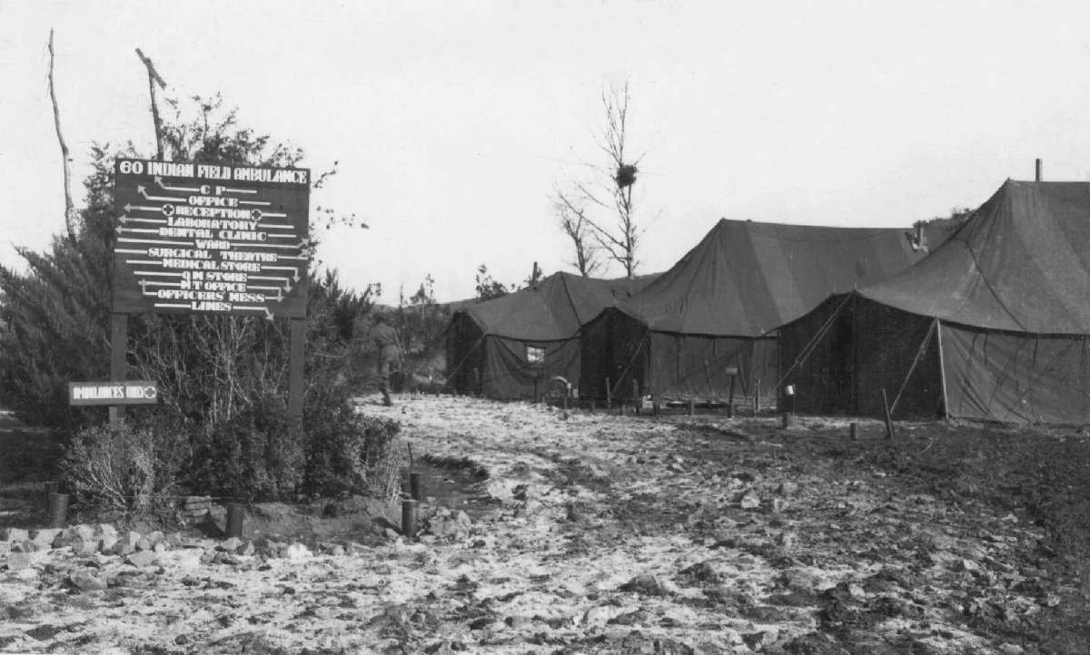 도착(3)-제60공수야전병원의 캠프 전경(주한인도대사관)